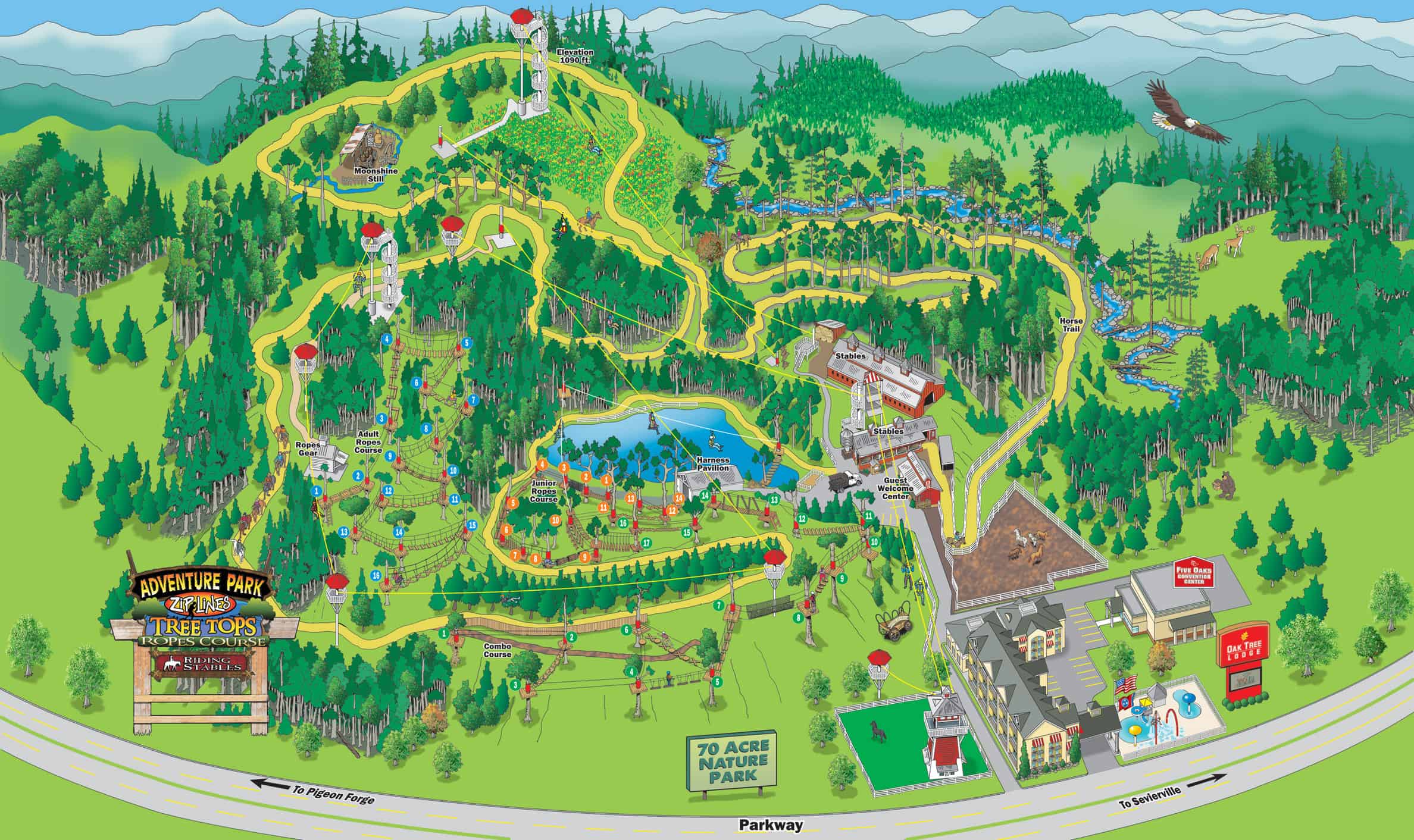 wilderness tours park map